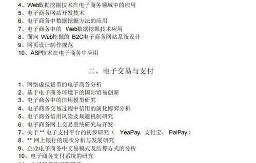 我的专业论文电子商务