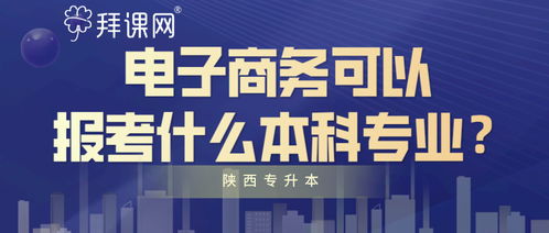 电子商务统称为什么专业